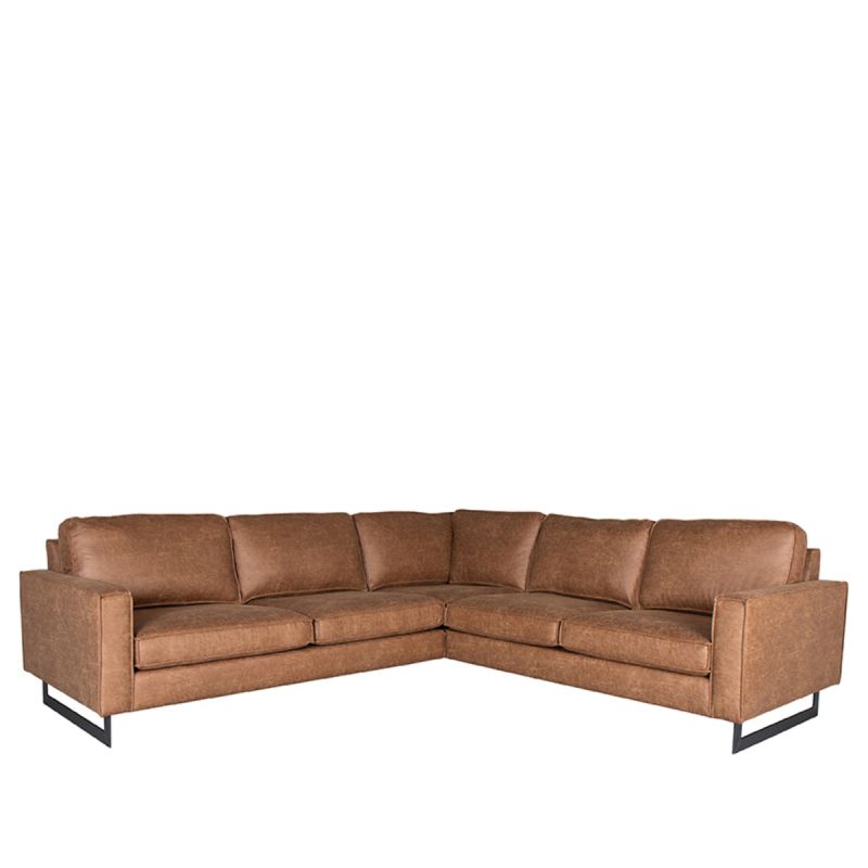 Bank_Arezzo_Ottomane_2_5 zits_Cognac_Microvezel_Perspectief