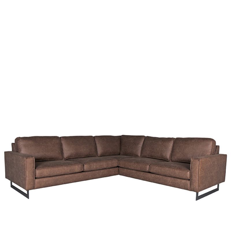 Bank_Arezzo_Ottomane_2_5 zits_Bruin_Microvezel_Perspectief