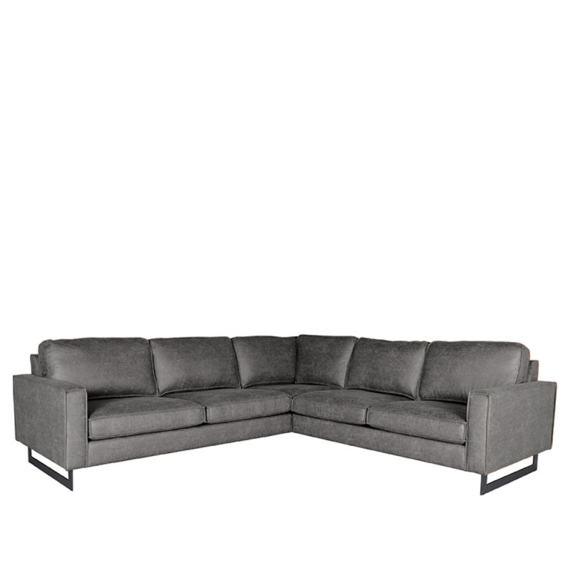 Bank_Arezzo_Ottomane_2_5 zits_Grijs_Microvezel_Perspectief