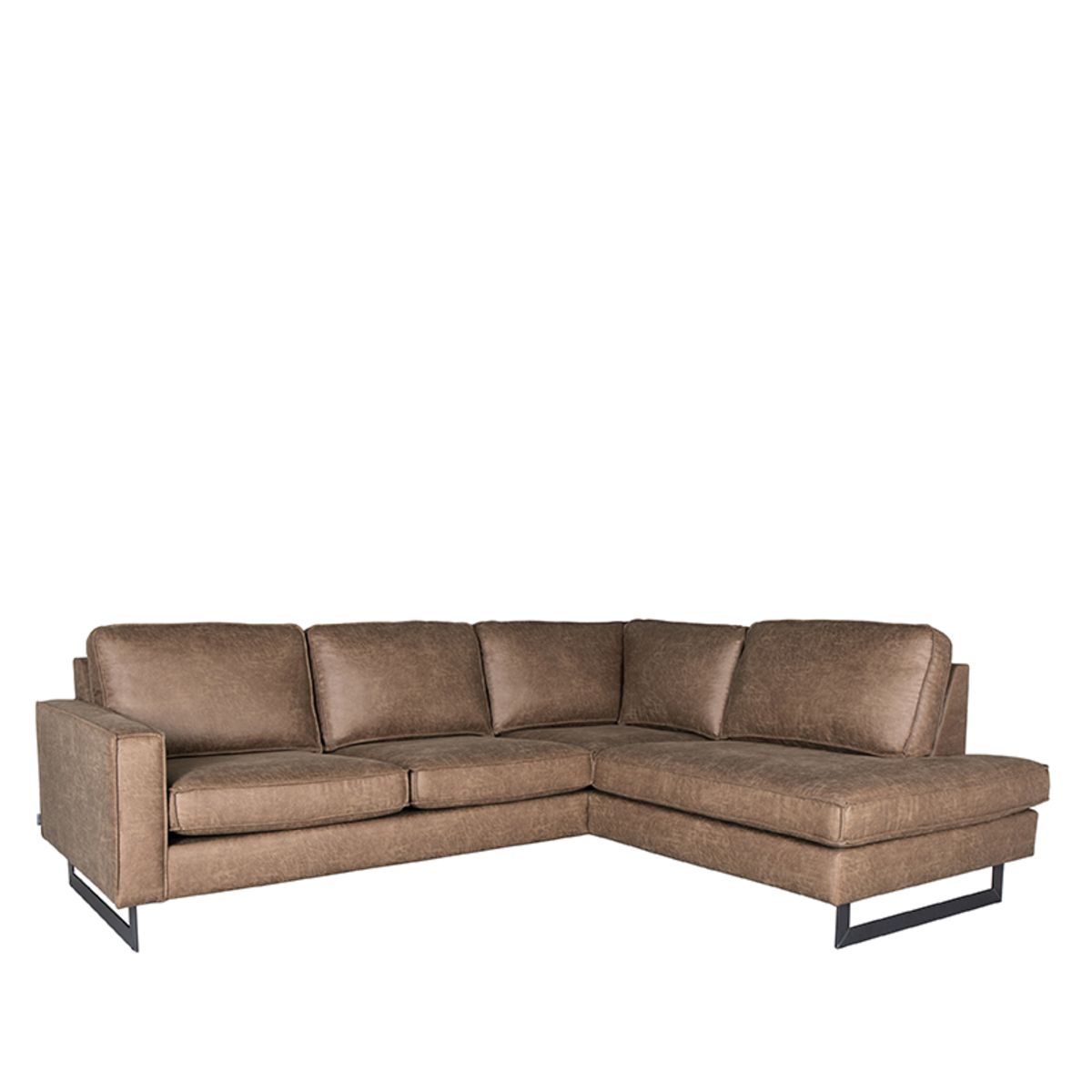 Bank_Arezzo_2_5 Zits_Ottomane_Taupe_Microvezel_Perspectief