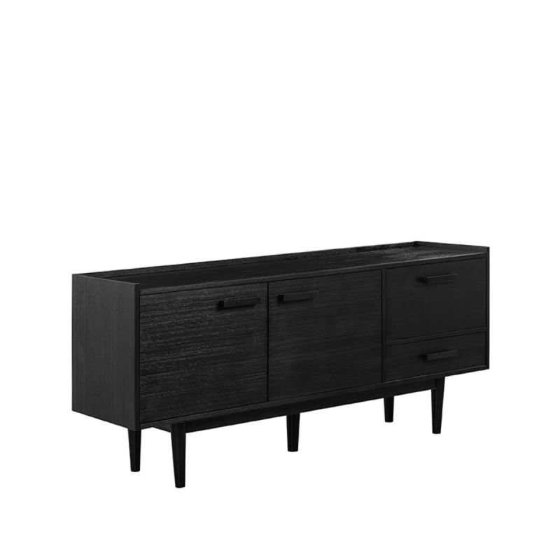Dressoir_Cali_Zwart_Acaciahout_170x45x77_cm_Perspectief